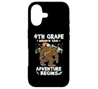 Custodia per iPhone 17 4th Grade Where The Adventure Begins Back To School Bigfoot