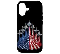 Custodia per iPhone 17 4th of July Fighter Jet US Flag American Military Planes