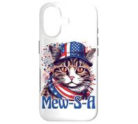 Custodia per iPhone 17 4th of July Mew-S-A Pawsitively Patriotic Cat