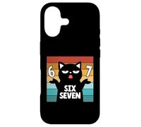 Custodia per iPhone 17 67 Maglietta meme Cat 6 7 Gesto della mano Adolescenti Slang Six Seven