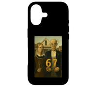 Custodia per iPhone 17 67 Meme American Gothic Art Six Seven Gen Alpha Slang