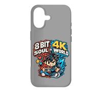 Custodia per iPhone 17 8 Bit Soul in 4K World Retro Gamer Collective Studio