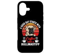 Custodia per iPhone 17 A Good Day Starts With Coffee And A Bullmastiff Dog