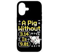 Custodia per iPhone 17 A Pig Without 3.14 Is 9.81 fisica matematica