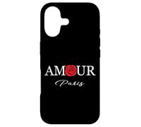 Custodia per iPhone 17 Aamour Paris Rose Style I Love Paris, Enjoy Wear Cool Paris