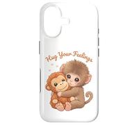 Custodia per iPhone 17 Abbraccia i tuoi sentimenti, scimmietta carina