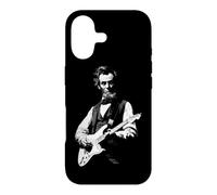 Custodia per iPhone 17 Abraham Lincoln Suonare Chitarra Elettrica Vintage Rock