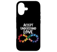 Custodia per iPhone 17 Accetta Comprendi Amore Consapevolezza Autismo Infinity Butterfly