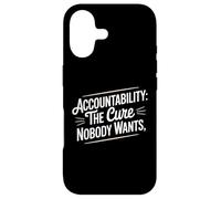 Custodia per iPhone 17 Accountability The Cure Nobody Wants Funny Sarcastic Saying