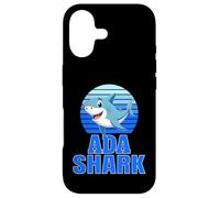Custodia per iPhone 17 Ada Shark Family Reunion Squad Nome Cognome