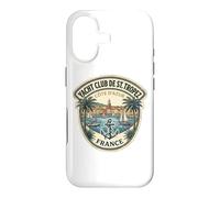 Custodia per iPhone 17 Adesivo da viaggio vintage Yacht Club de St. Tropez