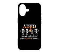 Custodia per iPhone 17 ADHD It's Not Disability It's A Different Ability Skeleton