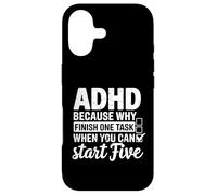 Custodia per iPhone 17 ADHD Perché completare un compito quando puoi iniziare cinque