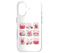 Custodia per iPhone 17 Adorable Bunny with Hearts and Yarn