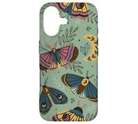 Custodia per iPhone 17 Aesthetic Cottagecore Celestial Luna Moth Moon Butterfly