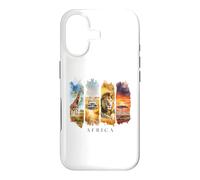 Custodia per iPhone 17 Africa Giraffe, Leoni e Savana - Vacanze Africa