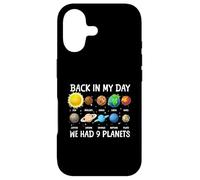 Custodia per iPhone 17 Ai miei giorni avevamo 9 pianeti Pluto Astronomy Space