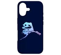 Custodia per iPhone 17 Alaska The Last Frontier State Map Alce Nature Souvenir