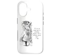 Custodia per iPhone 17 Alice Adventures Wonderland Vintage Libro Citazione Lewis Carrol