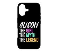 Custodia per iPhone 17 Alison The Girl The Myth The Legend Nome divertente