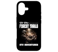 Custodia per iPhone 17 ALLE PERCORSI DELLA FORESTA ATV AVVENTURE boschi di cavalli di battaglia rurali