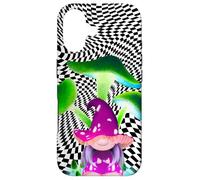 Custodia per iPhone 17 Alt Gnome Scacchiera Fungo Art