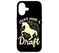 Custodia per iPhone 17 Amante dei Cavalli Make Mine A Draft Horse Cavallo da Lavoro