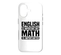 Custodia per iPhone 17 Amante della matematica divertente - L'inglese è importante ma la matematica è