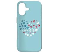 Custodia per iPhone 17 American Flag Patriotic Dog and Cat Paw Print 4th Of July