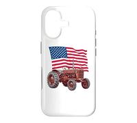 Custodia per iPhone 17 American USA Flag Tractor Farmer