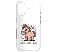 Custodia per iPhone 17 Amici E Cavalli Equals Magic Pony Love