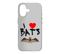 Custodia per iPhone 17 Amo i pipistrelli I Heart Bat s