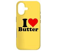 Custodia per iPhone 17 Amo il burro Heart