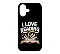 Custodia per iPhone 17 Amo leggere il testo artistico del libro aperto