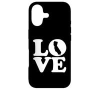 Custodia per iPhone 17 Amore California State Map Graphic