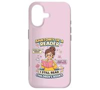 Custodia per iPhone 17 Anatomia di un lettore Amante del libro Leggere libri per bambini