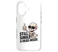 Custodia per iPhone 17 Ancora single & Dead Inside Skeleton Sarcasm Funny Anti Love