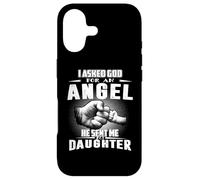 Custodia per iPhone 17 Angel He Sent Me My Daughter For Dad Funny Fathers Day