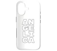 Custodia per iPhone 17 ANGELICA Personalized Retro Girls Custom ANGELICA Name
