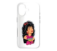 Custodia per iPhone 17 Anni '80 Big Hair Glam Girl Retro Pop Art Moda Ritratto Stile