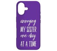 Custodia per iPhone 17 Annoying My Sister One Day At A Time - Divertente Fratello