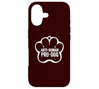 Custodia per iPhone 17 Anti Human Pro Dog Funny Dogs Lover Pooch Dog Puppy Hound