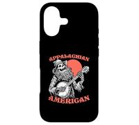 Custodia per iPhone 17 Appalachian American Skeleton Banjo Player Bluegrass