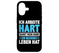 Custodia per iPhone 17 Arbeite Hart Mein Hund Besseres Leben Hat Detti Divertenti