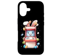 Custodia per iPhone 17 Arcade Gaming Gamer Classico Videogioco Retro Coniglio di Pasqua