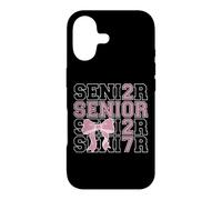 Custodia per iPhone 17 Arco Coquette rosa per laureati senior classe 2027