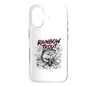 Custodia per iPhone 17 Arcobaleno Trota Brutale Forza Pesca a Mosca