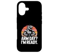 Custodia per iPhone 17 Arm Day I'm Ready Dinosaur Workout - Motivazione in palestra