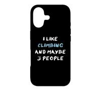 Custodia per iPhone 17 Arrampicare Rampicare I Like Climbing And Maybe 3 People