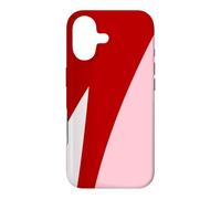 Custodia per iPhone 17 Arte astratta rosso nero bianco forme grafiche